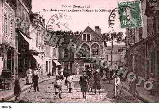 Ville de BONNEVAL, carte postale ancienne