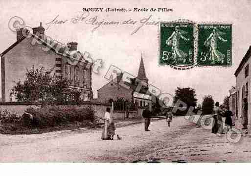 Ville de BOUZYLAFORET, carte postale ancienne