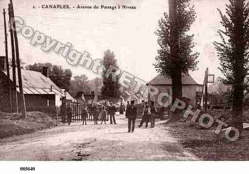 Ville de CANAPLES, carte postale ancienne