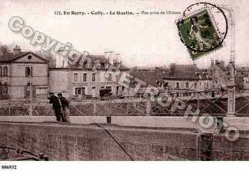 Ville de CUFFY, carte postale ancienne