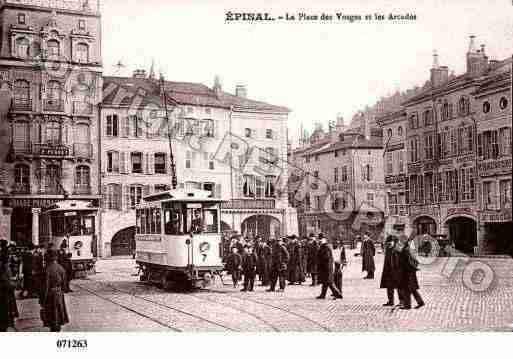 Ville de EPINAL, carte postale ancienne