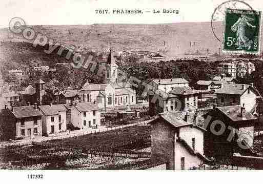 Ville de FRAISSES, carte postale ancienne