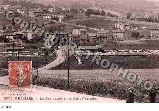 Ville de FRAISSES, carte postale ancienne