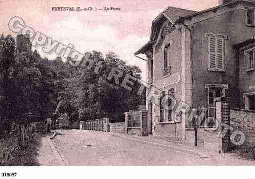 Ville de FRETEVAL, carte postale ancienne