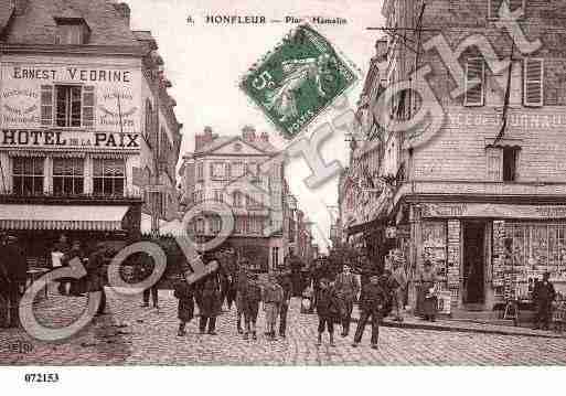 Ville de HONFLEUR, carte postale ancienne