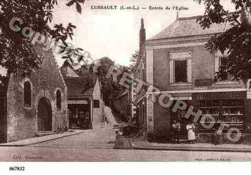 Ville de LUSSAULTSURLOIRE, carte postale ancienne