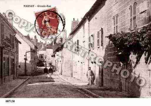 Ville de MARNAY, carte postale ancienne