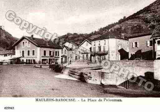 Ville de MAULEONBAROUSSE, carte postale ancienne