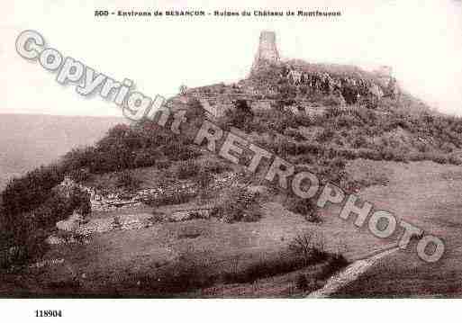 Ville de MONTFAUCON, carte postale ancienne