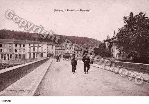 Ville de POMPEY, carte postale ancienne