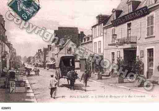 Ville de PONTORSON, carte postale ancienne