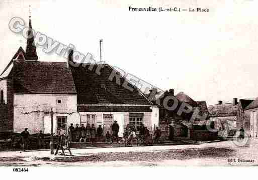 Ville de PRENOUVELLON, carte postale ancienne