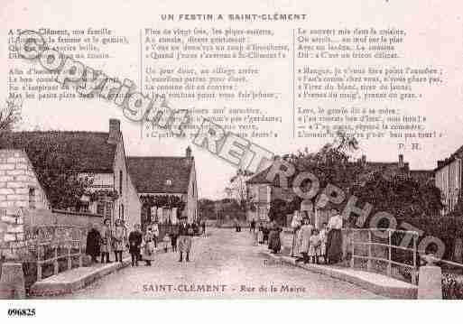 Ville de SAINTCLEMENT, carte postale ancienne