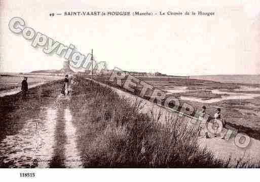 Ville de SAINTVAASTLAHOUGUE, carte postale ancienne