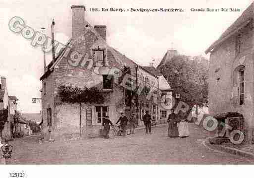 Ville de SAVIGNYENSANCERRE, carte postale ancienne