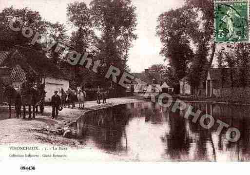 Ville de VIRONCHAUX, carte postale ancienne