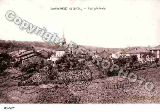 Ville de ABONCOURT, carte postale ancienne