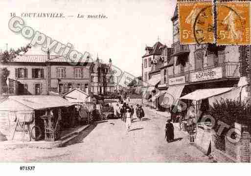 Ville de AGONCOUTAINVILLE, carte postale ancienne