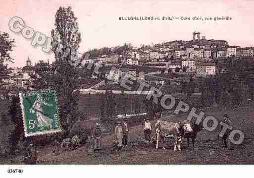 Ville de ALLEGRE, carte postale ancienne
