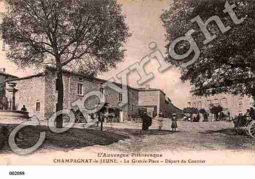 Ville de CHAMPAGNAT, carte postale ancienne
