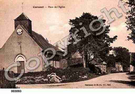 Ville de CORNANT, carte postale ancienne