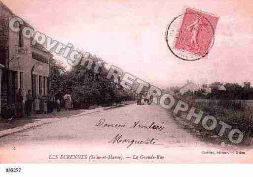 Ville de ECRENNES(LES), carte postale ancienne