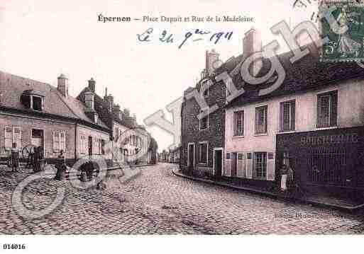 Ville de EPERNON, carte postale ancienne