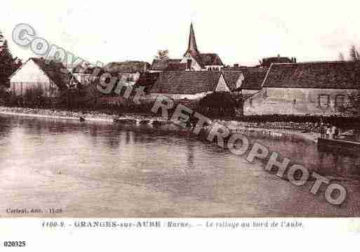 Ville de GRANGESSURAUBE, carte postale ancienne