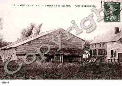 Ville de GRIVYLOISZY, carte postale ancienne