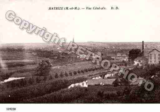 Ville de HATRIZE, carte postale ancienne