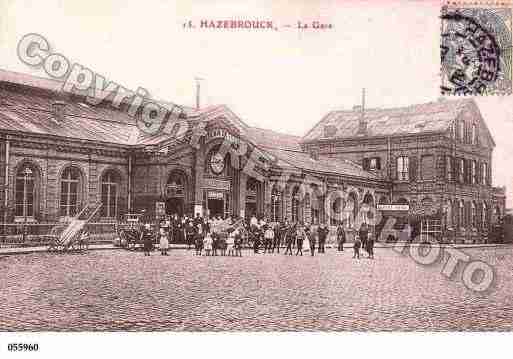 Ville de HAZEBROUCK, carte postale ancienne