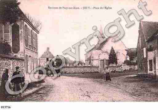 Ville de JOUYSUREURE, carte postale ancienne