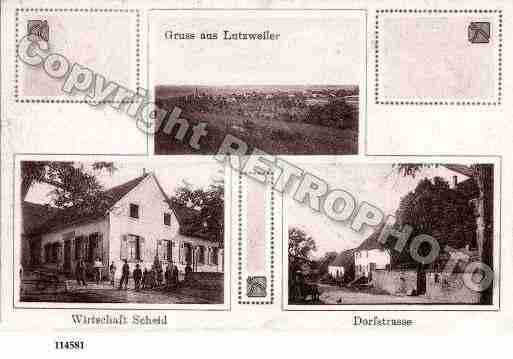 Ville de LOUTZVILLER, carte postale ancienne