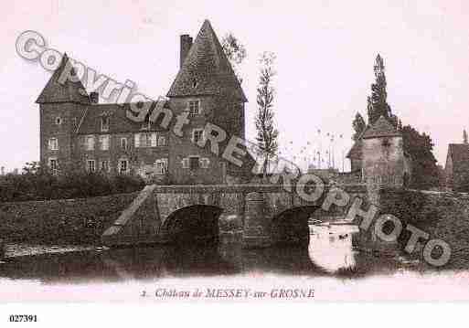 Ville de MESSEYSURGROSNE, carte postale ancienne