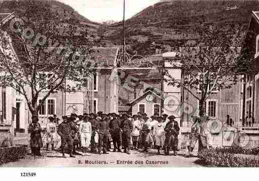 Ville de MOUTIERSTARENTAISE, carte postale ancienne