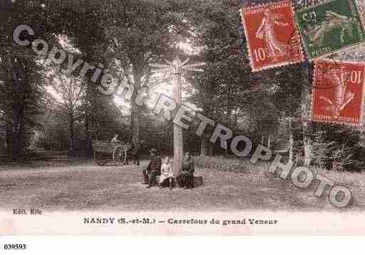 Ville de NANDY, carte postale ancienne