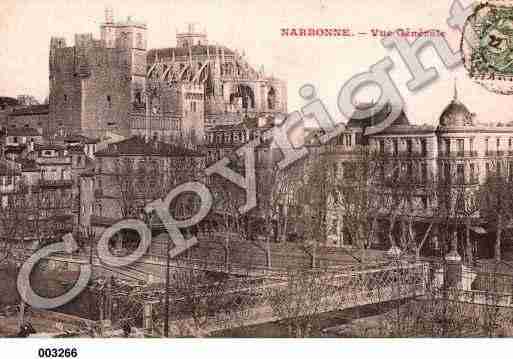 Ville de NARBONNE, carte postale ancienne