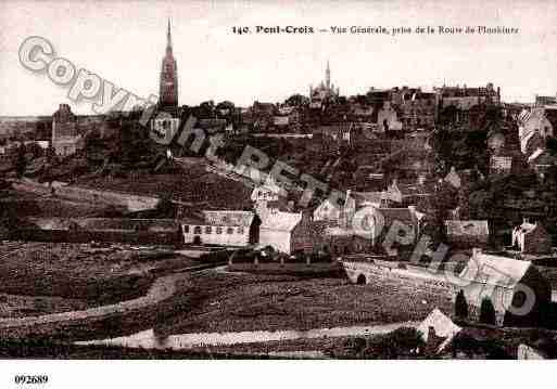 Ville de PONTCROIX, carte postale ancienne