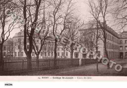 Ville de REIMS, carte postale ancienne