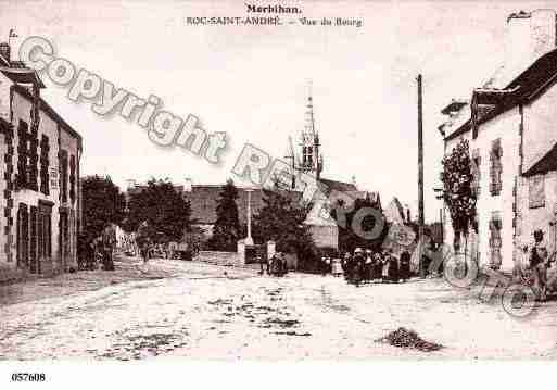 Ville de ROCSAINTANDRE(LE), carte postale ancienne