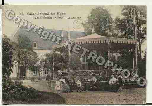 Ville de SAINTAMANDLESEAUX, carte postale ancienne