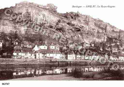 Ville de SARLATLACANEDA, carte postale ancienne