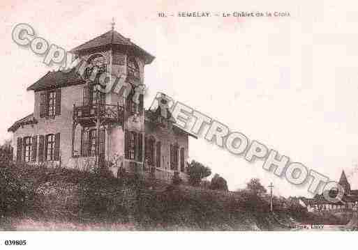 Ville de SEMELAY, carte postale ancienne