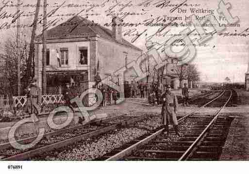 Ville de TAGNON, carte postale ancienne