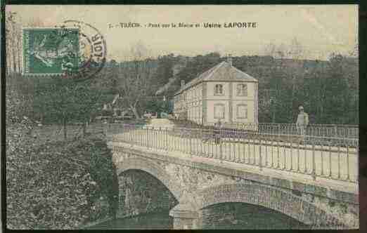 Ville de TREON, carte postale ancienne