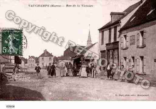Ville de VAUCHAMPS, carte postale ancienne