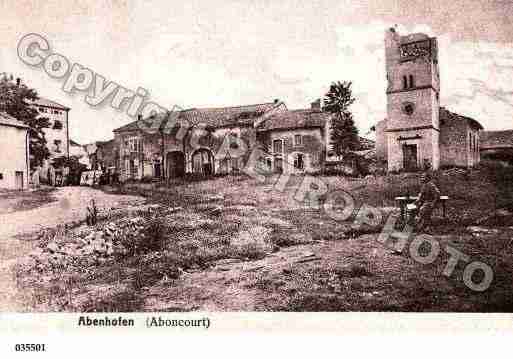 Ville de ABONCOURTSURSEILLE, carte postale ancienne