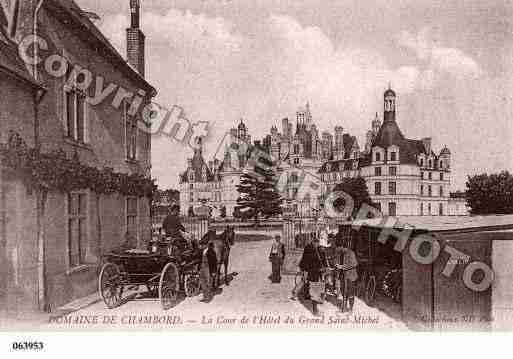 Ville de CHAMBORD, carte postale ancienne