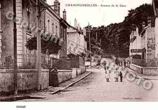 Ville de CHAMPIGNEULLES, carte postale ancienne