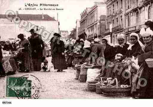 Ville de CHOLET, carte postale ancienne